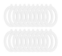 20 Pcs Silicone Jar Seals Gaskets for Kilner Jar Seals Replacement, Airtight Silicone Sealing Gaskets Rings for Mason Jar Lids Silicone Gaskets, Rubber Seals for Kilner Jars Food Jar Gaskets Seals