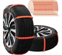 20 PCS Snow Chains for Car for Opel Combo Life XL E | Anti Snow Chains Snow Tire Straps Anti Skid Snow Tire Chains Nylon Snow Chains Tire Snow Chain Snow Temporary Tire Straps