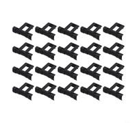 20 Pcs Solar Panel Drainage Clips for PV Modules - Water Guide Clips Compatible with 30mm/32mm/35mm/40mm Frame Thickness, Black Plastic Mud Discharge Clips for Improved(40mm)