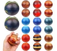 20 Pcs Solar System Stress Balls Planets Stress Balls Planets Squeeze Ball Stress Relief Toys Sensory Balls Educational Space Foam Ball for Kids Adults Stress Relief Space Theme Party Favors