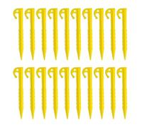 20 Pcs Spirals Plastic Tent Stakes Heavy Duty Beach Tent Peg Canopy Stakes Outdoor Ground Stakes Anchors Peg Durable Tent Stakes Outdoor Ground Anchors For Tents