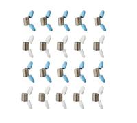 20 Pcs Spring Bead Clamps,Bead Stopper Prevent Beads from Falling for Jewelry Making Tool,DIY Bracelets, Necklaces and Earrings（Black+White）