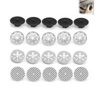 20 Pcs Stainless Heat Shield Repair Kit, Exhaust Heat Kit, Stainless Steel Clips with Plastic Nuts, Universal Heat Shield Fasteners for Chassis and Exhaust Repair.