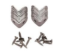 20 Pcs Stainless Steel L Bracket Corner Brace Joint Fastener L Shaped Corner Fastener Joints Bracket
