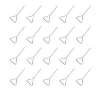 20 Pcs Steel Slotted Screwdriver 3mm Triangle Manual Tool for Repair