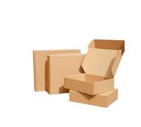 20 pcs super hard white/brown multi-size brown carton packaging wedding party gift chocolate candy event box(Brown box 20PCS,18x9x5cm)