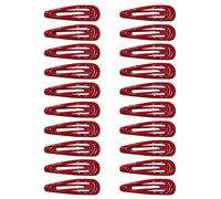 20 Pcs Sweet Cool Alloy Hair Clip Simple Lovely Hair Barrettes Red Star Hairpins Styling Accessory Party Gifts Elegant Red Star Hairpin Unique Clip Stylish Headpiece Elegant