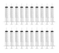 20 Pcs Syringes 10ml Reusable, Baby Medicine Syringes with Caps