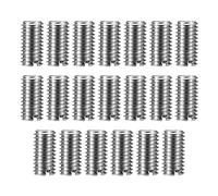 20 Pcs Thread Inserts Kit, Thread Reducer M8 to M6, Male Female Reducing Nut Repair Tool, Inner M6*1.0/Outer M8*1.25, Self Tapping Threaded Insert Stainless Steel for Furniture Automobiles