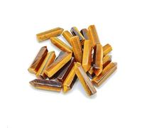 20 PCS Tigers Eye crystal set Natural Gemstones hexagonal Gemstones Wands healing crystal gift