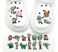 20 Pcs Toy Story Shoe Charms, Croc Clog Shoes Decorations For Kids Adults