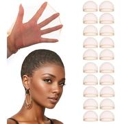 20 Pcs Transparent HD Wig Cap, Thin Nylon Cap for for Women Lace Front, Suitable for Parties, Weddings,Halloween(10Pack(20pcs))