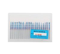 20 Pcs Tungsten Carbide End Mill Set, Single and Double Groove Milling Cutter with Serrated Teeth for Metal Working, High Hardness Wear End Mills for CNC Router