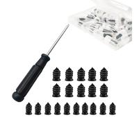 20 pcs Tyre Repair Screw, Fast Self-Service Car Puncture Repair Kit, Tire Rubber Nails Tool with Storage Tool Box (10S/10L)