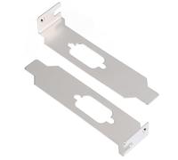 20 Pcs Vented Pci Slot Cover Steel for Mini Computer Chassis Vga | Computer Chassis Accessory, Silver Steel Vent Plate, Reduces Dirt Build, Covers Open Pci Slots