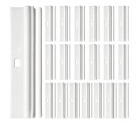 20 Pcs Vertical Blind Top Hangers for 89mm Slats - White Replacement Clips | Reconnect Detached Vanes Without Replacing The Blind, Slide Into Existing Slat Pockets, Keep Spares Ready For Future Repairs