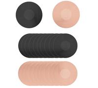 20 Pcs Waterproof CGM Sensor Covers Compatible with Freestyle Libre 2, Adhesive Patches for Continuous Glucose Monitors, Breathable Water-Resistant Stay for 14 Days (Black+Skin Color)