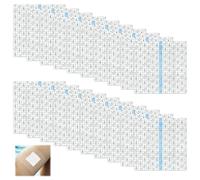 20 Pcs Waterproof Dressings for Wounds, 20x20cm Wound Dressings Adhesive with Absorbent Pad, Large Dressing for Post Surgical Shower Wound Cover