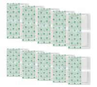 20 PCS Waterproof Wound Dressings - Dual Size (25×10 cm & 15×10 cm) Adhesive Bandages with Cotton Pads for Showering, Swimming, Tattoo Aftercare