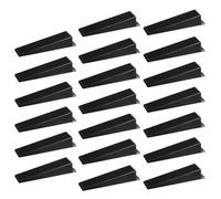 20 Pcs Wedges for Fence Panels, Black Plastic Wedges to Stop Rattling, Ideal for Ceramic Tile Laying Fence Panel Stabilizers, Durable and Easy to Use for DIY Projects