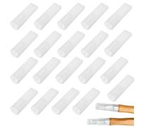 20 Pcs White Plastic Carving Knife Cover Safety Cap Set for Precision Tools Protective Tip Shield for Art Projects