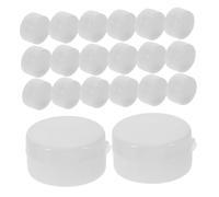 20 Pcs White Plastic Rattle Inserts for Stuffed Animals Plush Toys | Nurseries and Party Favors, Effortless Assembly, Dependable Safety, Simple Replacement for Repair Jobs