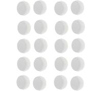 20 Pcs White Rattle Box Noise Maker Insert Squeaker Plastic Ring Box Repair Fix Baby Rattle Accessories Rattles Rings (15mm)