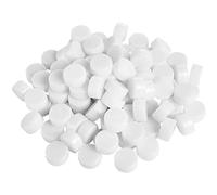 20 Pcs White Rattle Box Noise Maker Insert Squeaker Plastic Ring Box Repair Fix Baby Rattle Accessories, Baby Rattles and Plush Rings (15mm)