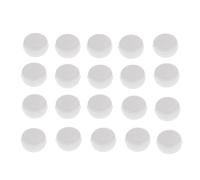 20 Pcs White Rattle Box Noise Maker Insert Squeaker Plastic Ring Box Repair Fix Baby Rattle Accessories (15mm)