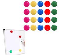20 Pcs Whiteboard Magnets, 30mm Fridge Powerful Magnets, Mini Whiteboard Magnets, Powerful Whiteboard Magnets for Whiteboard, Fridge, Office Notice Boards Random Colours