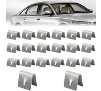 20 Pcs Wind Deflectors Clips, Automotive Wind Deflector Retaining Clips, Stainless Steel Wind Rain Deflector Fitting Compatible with Heko G3 for Enhance Vehicle Protection