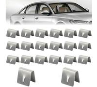 20 Pcs Wind Deflectors Clips, Automotive Wind Deflector Retaining Clips, Stainless Steel Wind Rain Deflector Fitting Compatible with Heko G3 for Enhance Vehicle Protection