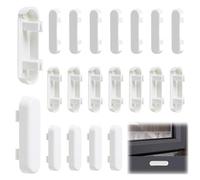 20 Pcs Window Drainage Cover Caps White Weep Hole Covers Window Replacement Drainage Caps Double Glazing Cover Caps UPVC Double Glazing Caps for UPVC Windows(White)