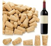20 PCS Wine Corks, Wooden Tapered Cone Bottle Stopper, Wood Cork Plugs, Natural Soft Wood Replacement Corks for Wine, Beer, Liquor Bottles and Crafts(25x35mm)