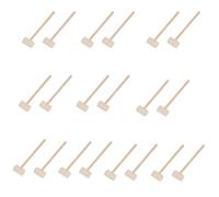 20 Pcs Wood Hammers Mallets Small Mallets Breakable Heart Hammers Seafood Shellfish Lobster Cracking Tool for Kids