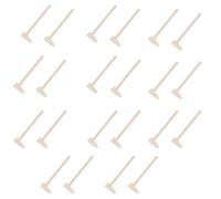 20 Pcs Wood Hammers Mallets Small Mallets Breakable Heart Hammers Seafood Shellfish Lobster Cracking Tool for Kids