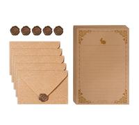 20 PCS Writing Paper and Envelopes Set, Vintage Letter Stationary Sets