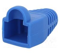LogiLink® MP0008 Strain Relief Hoods For Modular Plugs 100 pcs Blue