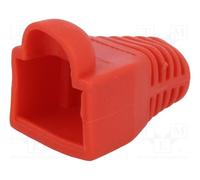 20 pcs x LOGILINK - MP0010 - RJ45 plug boot, 5.8mm, red