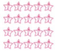 20 PCS Y2K Star Hair Clips,Kawaii Pink Metal Snap Barrettes, Small Star Hairpins for Women, Cute Hair Accessories