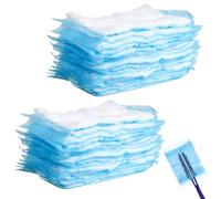 20 PcsFluffy Duster Refills, Electrostatic Duster Replacement Core, Disposable Electrostatic Dust Magnet Refills for Home Office Car Cleaning Blinds, Blue Dusters Refill for Cleaning Dust Dirt Hair