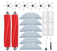 20-piece accessory set compatible with Roborock S7 / S7 MaxV / S7 MaxV Ultra / S7 Pro Ultra, main brush, wipes, side brushes, filter, screwdriver and cleaning brush, complete maintenance kit