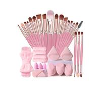 20 Piece Brush Set Synthetic Makeup Brushes Blending for Powder Eyeshadow Concealer Makeup Brush