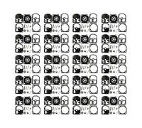 20 Piece Carburetor Gasket Diaphragm Repair Kit for C1S-K1D RB-7 CS-280E CS-280EP