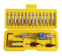 20-Piece Half-time Drill bit Set, Rotary Multi-Purpose Screwdriver bit Set, with countersunk Drill bit, Allen Wrench, can Quickly Switch from Drilling to Driving, Repair Tool Set·