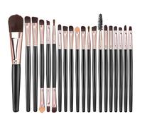 20-Piece Make-Up Brush Set, Professional Makeup Brushes for Foundation, Concealer and Eyeshadow, Premium Make Up Brush Set with Travel Case, Ideal for Beginners and Professionals (Rose Gold)