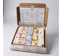 20 Piece Masculine Collection Botanical Wax Melt Box. Highly Scented | Vegan | 100% Soy Wax | Box of 20 | Cruelty Free | Long-Lasting | Handcrafted | Small Batch | Artisan | 240g