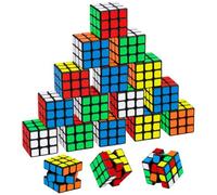 20-Piece Mini 3×3 Rotation Cube Set, Compact Desktop Brain-Challenging Novelties for Adult Hobby & On-the-Go Pastime