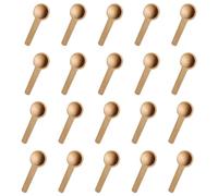 20-Piece Mini Wooden Spoon, Tea Measuring Spoon, Small Sauce Spoon, Stirring Spoon, Personalized Wooden Spoon, Wooden Cooking Spoon Set, Suitable for Kitchen Utensils