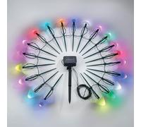 20-Piece Mushroom Colour-Changing Solar Stake String Lights